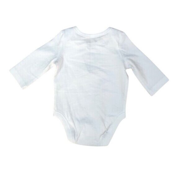 Gymboree Baby Long Sleeve One Piece NB NWT St. Patrick’s Day White Cotton - Picture 2 of 4